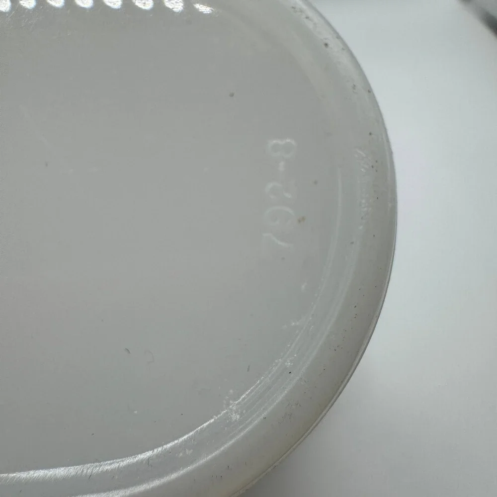 Tupperware Modular Mates Storage Containers Set‎ 2 Sheer White Pour Spout Lids